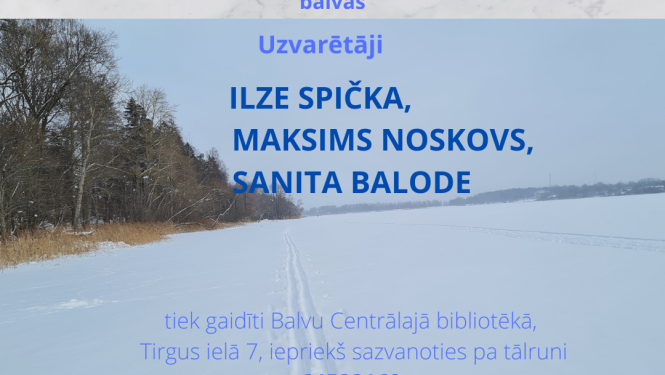 Ir noslēgusies spēle “Mana pilsēta Balvi”!