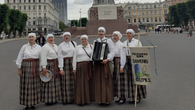 Bērzpils folkloras kopa "Saivenis" starptautiskajā folkloras festivālā ‘’Baltica 2022’’