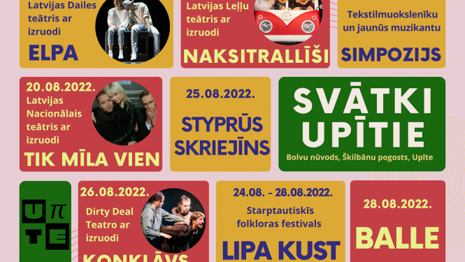 Upītē svētku programmā – teātri, simpozijs un starptautiskais folkloras festivāls