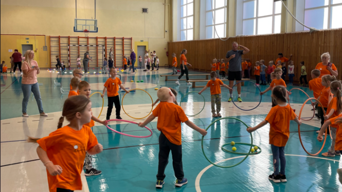 Novada mazākie sportisti piedalās Eiropas Sporta dienā