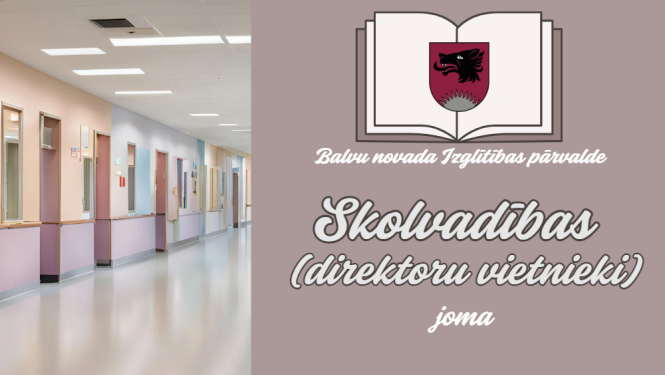 Seminārs skolu direktoru vietniekiem izglītības jomā