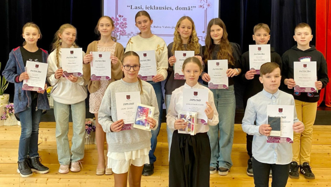 Norisinājies lasīšanas konkurss “Lasi, ieklausies, domā!”