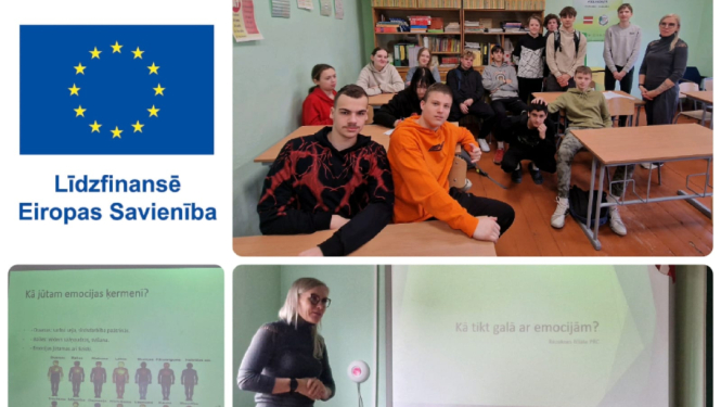 Notikusi 2. nodarbība Erasmus+ jaunatnes līdzdalības projektam "Pozitīvs jaunietis"