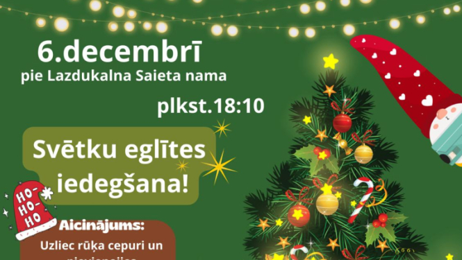 Afiša egles iedegšana