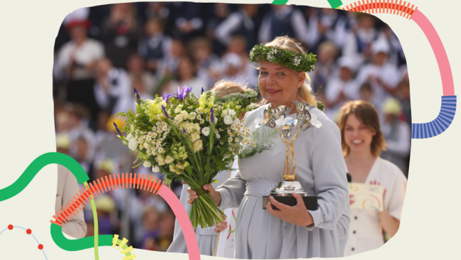 Balvu Mūzikas skolas 2.–9. klašu koris, diriģente Linda Vītola