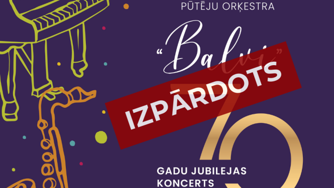 AFIŠA_Pūtēju orķestra ''Balvi'' 70 gadu jubilejas koncerts