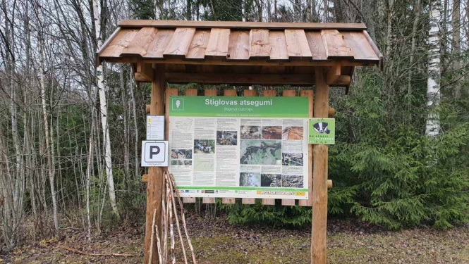 Stiglovas dabas takā uzlabota infrastruktūra un pieejamība