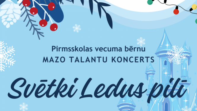 AFIŠA_Mazo talantu koncerts ''Svētki Ledus pilī''