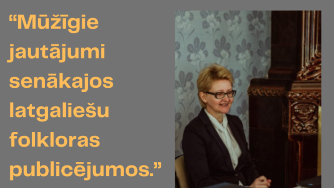 Lekcija ''Mūžīgie jautājumi senākajos latgaliešu folkloras publicējumos''