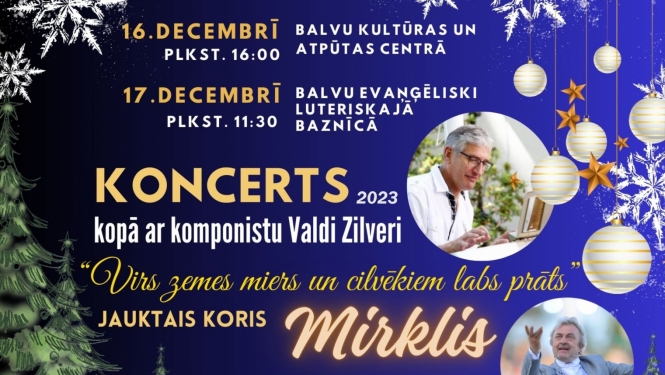 AFIŠA_Koncerts ''Virs zemes miers un cilvēkiem labs prāts''