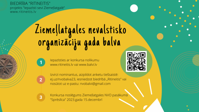 Aicinām pieteikt nevalstiskās organizācijas konkursam „Ziemeļlatgales nevalstisko organizāciju gada balva 2023”