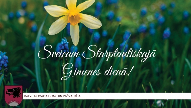 Apsveikums ģimenes dienā