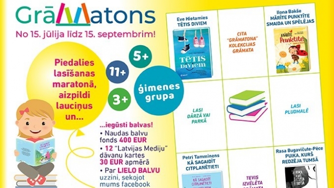 Padari savu vasaru krāsainu! Piedalies, lasi un nopelni balvas!