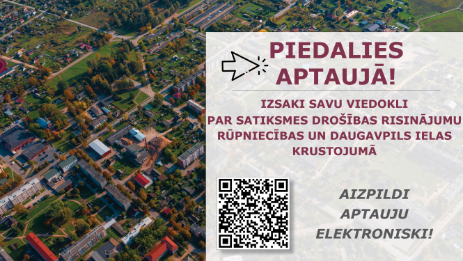 Aicinām aizpildīt aptauju par satiksmes drošību