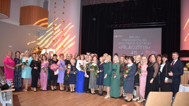 Nosvinēta Balvu PII “Pīlādzītis” 45 gadu jubileja