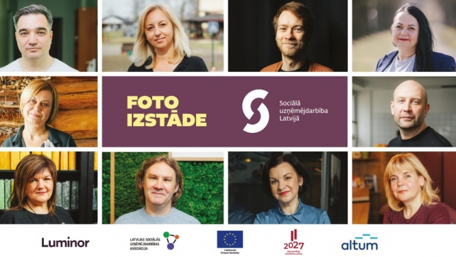 Balvu muižā skatāma foto izstāde "Sociālā uzņēmējdarbība Latvijā"