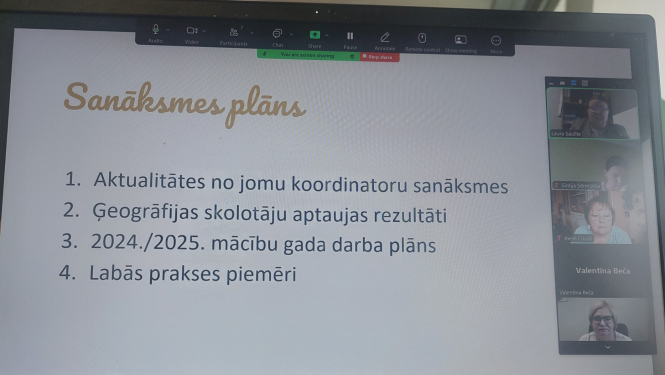 Sanāksmē tiekas ģeogrāfijas skolotāji