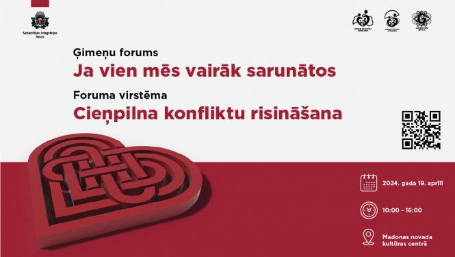 Aicina uz ģimeņu forumu “Ja vien mēs vairāk sarunātos”