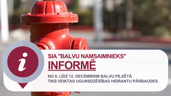 SIA ''Balvu Namsaimnieks'' informē