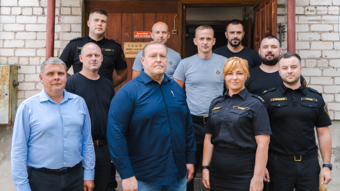 Iekšlietu ministrs Balvu novadā tiekas ar VUGD Balvu daļu