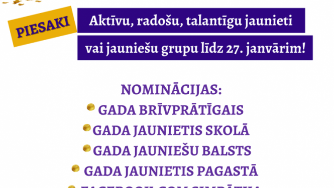 „Jauniešu gada balva 2022"