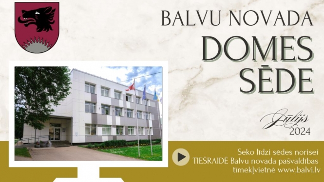 Domes sēde jūlija mēnesī