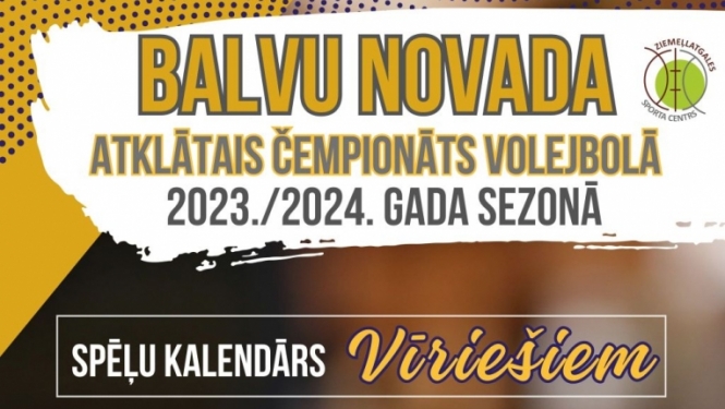 Balvu novada atklātā čempionāta volejbolā 3.sabraukums