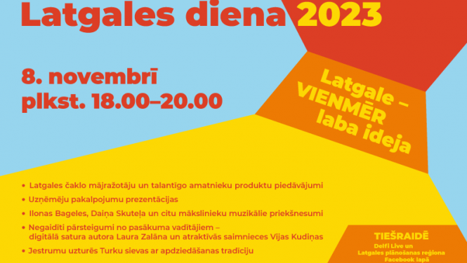 “Latgales diena 2023” aicinās jūs just, darīt un radīt