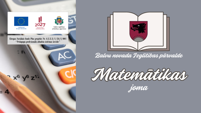 Vizuālais materiāls par matemātikas jomu