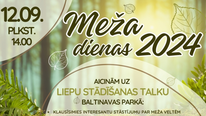 Aicina uz liepu stādīšanas talku Baltinavas parkā