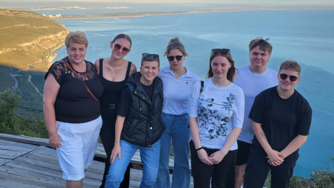 Projekta dalībnieku kopbilde Portugālē