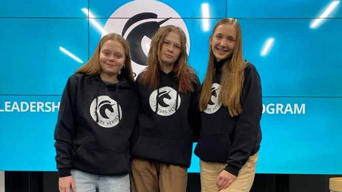 Balvu novada jaunietes ceļš “Future Hereos” programmā