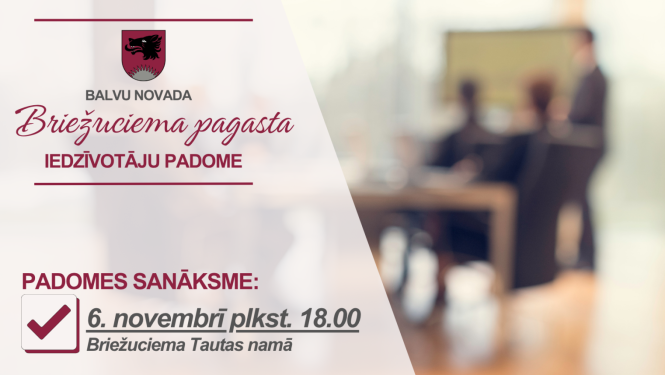 Briežuciema pagasta Iedzīvotāju padomes sanāksme