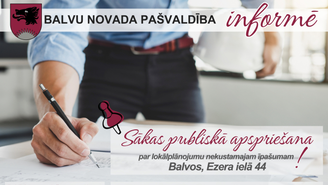 Paziņojums par lokālplānojumu nodošanu publiskajai apspriešanai