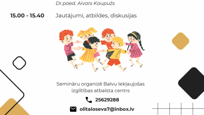 12.oktobrī norisināsies seminārs Balvu novada izglītības iestāžu iekļaujošas izglītības atbalsta komandām
