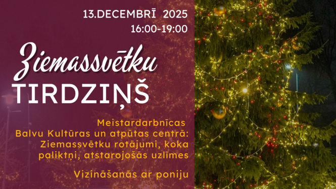 Ziemassvētku tirdziņš afiša