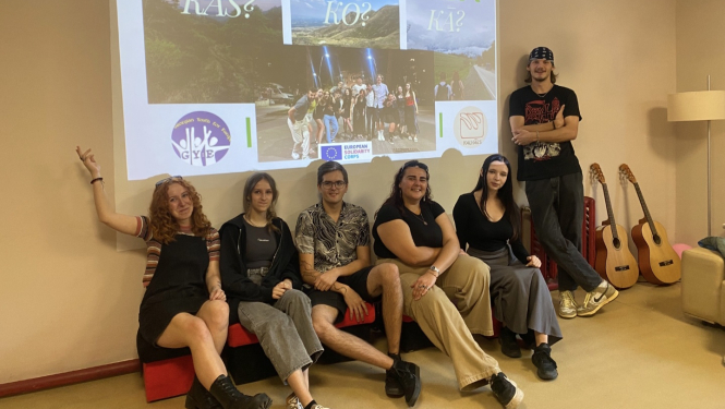 Eiropas Solidaritātes korpusa brīvprātīgais jaunieši Balvu novada Bērnu un jauniešu centrā