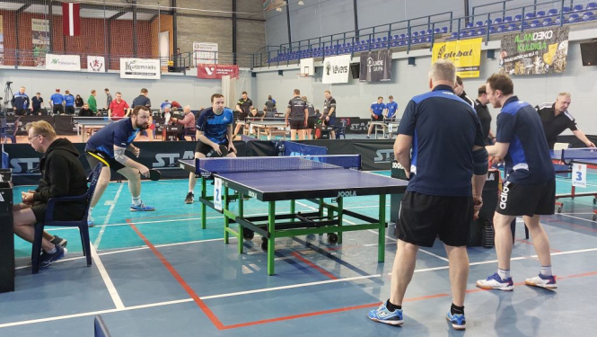 Kuldīgā aizvadīts galda tenisa komandu čempionāta 4.posms