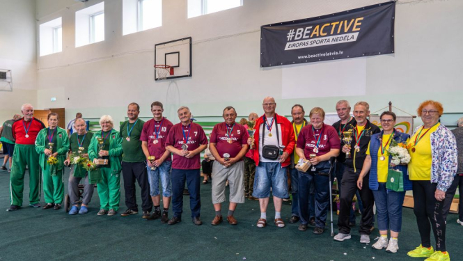 Aizvadītas Sporta spēles cilvēkiem ar īpašām vajadzībām