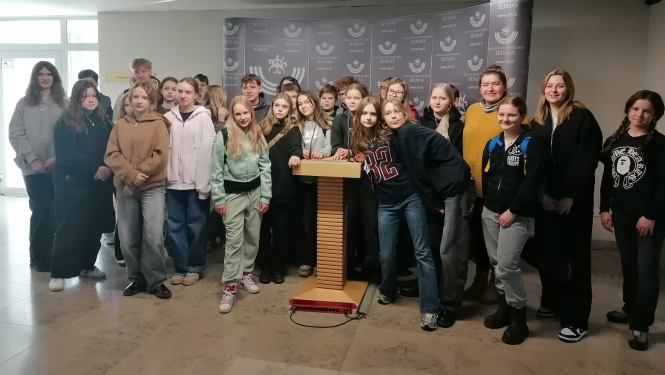 Balvu sākumskolas skolēni Viļņas Karaļa Mindauga vidusskolā