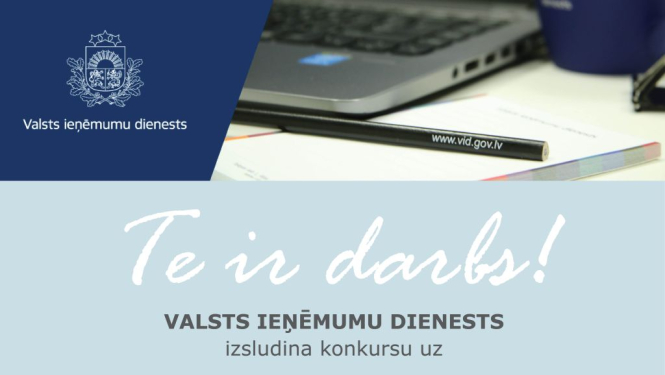Valsts ieņēmumu dienests izsludina darba vakanci