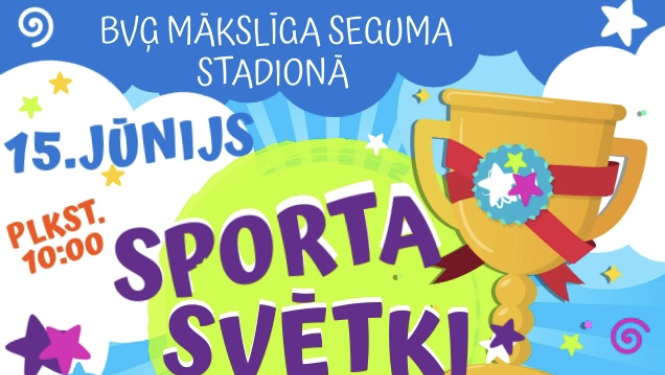 Sporta svētki pirmsskolas vecuma bērniem