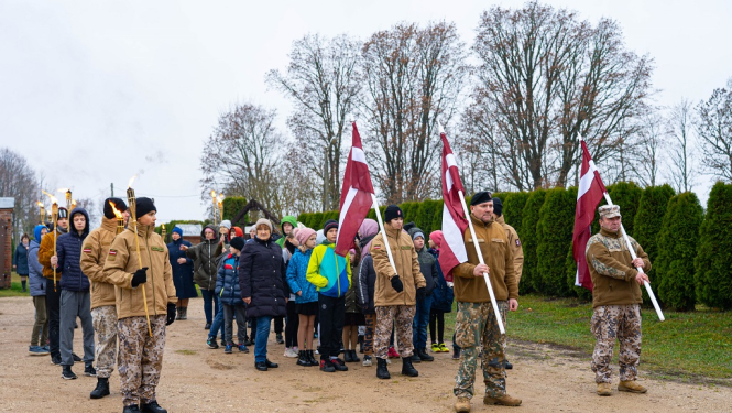 Balvu novadā atzīmēta Lāčplēša diena