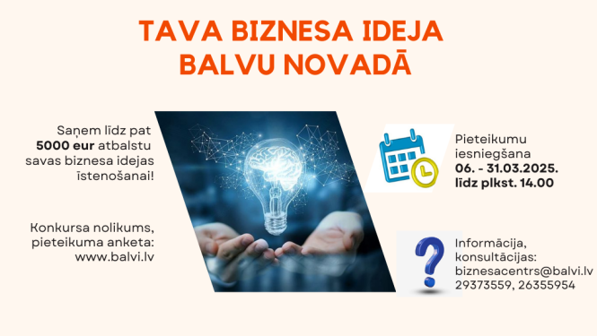 Izsludināts pašvaldības projektu konkurss uzņēmējiem