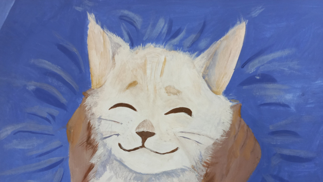 Leila Baranauska darbs ''Atnes kačeit mīdzeņu''