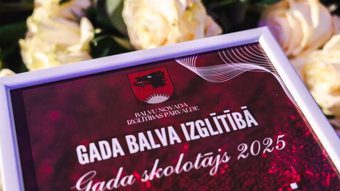 Apbalvojuma raksts ''Gada skolotājs 2025'' 