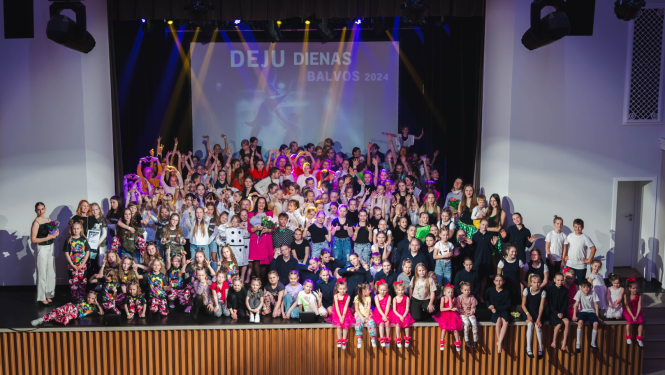 Deju dienas 2024 dalībnieki Balvu Kultūras un atpūtas centrā