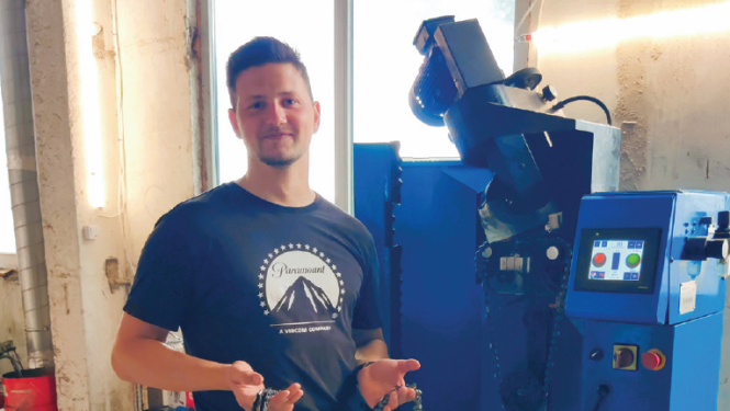 Kēžu asināšana meža tehnikai “Harvester” pieejama Baltinavā