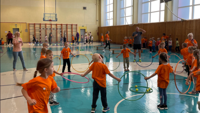 Novada mazākie sportisti piedalās Eiropas Sporta dienā