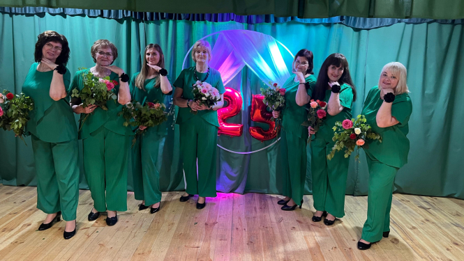 Krišjāņu  Tautas nama sieviešu vokālais ansamblis “Elija ” nosvinēja skaistu jubileju